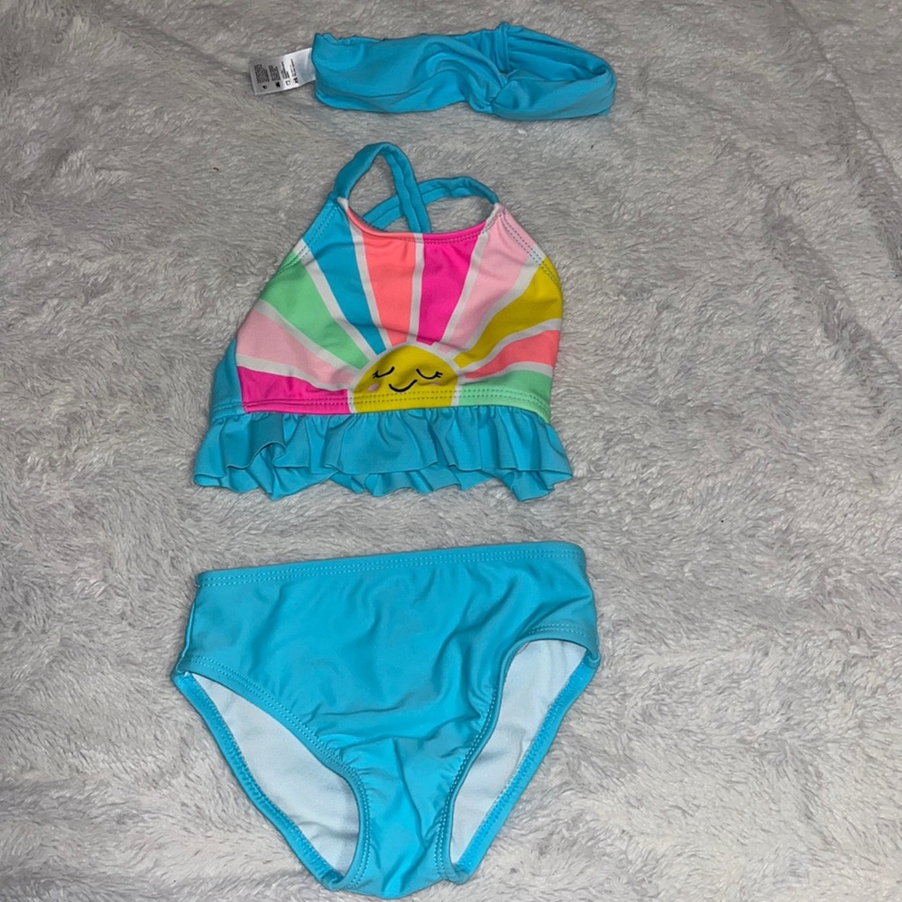 George matching swim set 6-12 months baby girl clothing